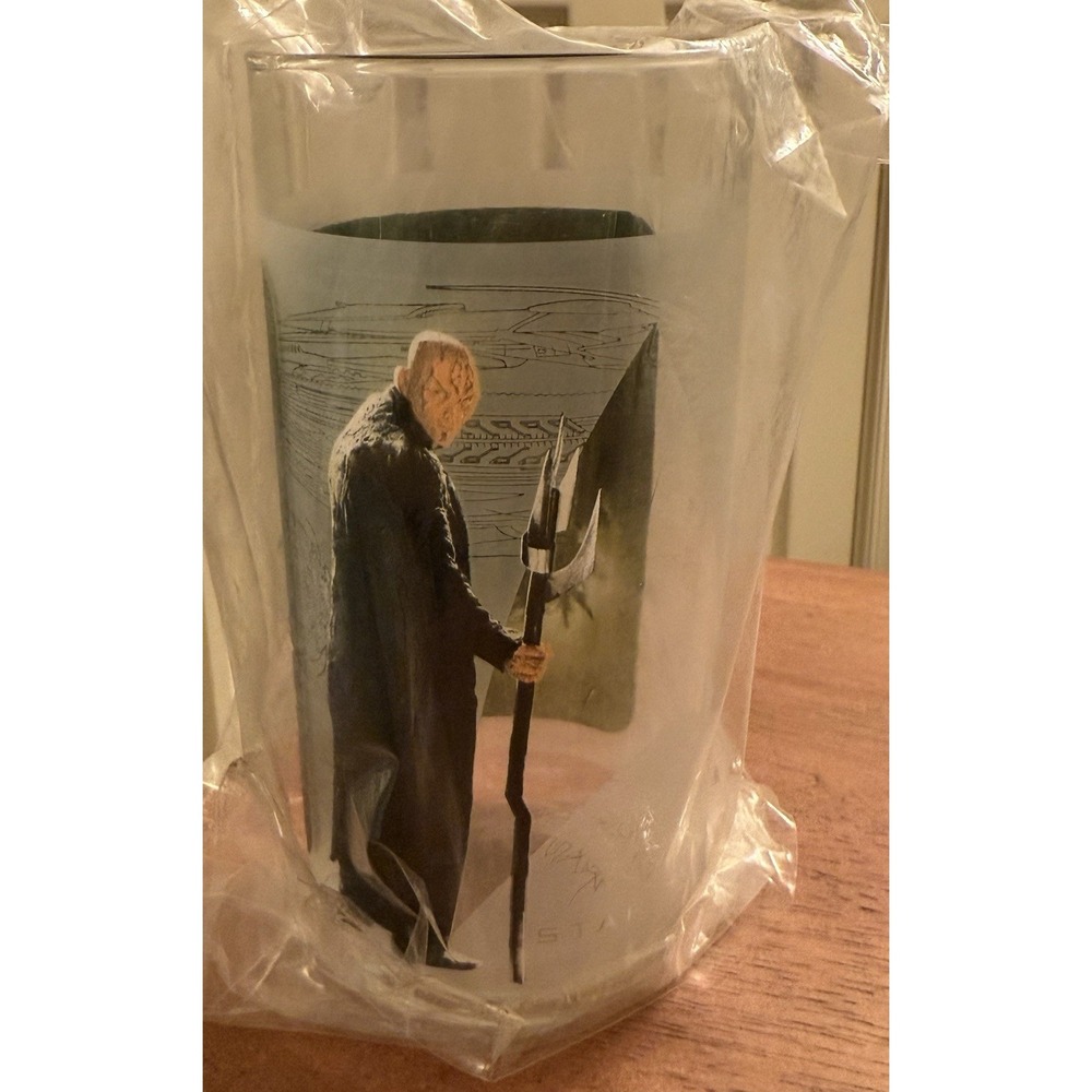 Star Trek Nero 2008 Movie Glass Cup Collectible Burger King Promo New